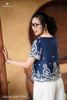 Áo croptop tím than thêu chân SM898
