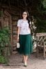 Áo trắng hoa thanh liễu SM848