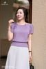 Áo tím lưu ly bo gấu SM663