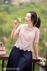 Áo ren hồng bảo trâm SM84