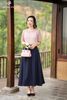 Áo ren hồng bảo trâm SM84