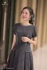 Đầm ghi ly úp trần chỉ DL922
