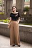Áo lụa đen vũ như SM799