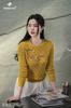 Áo len vàng hoạ tiết AL43