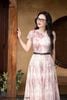 Đầm họa tiết hồng loang DL962