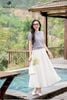 Áo cotton tím bo gấu SM839