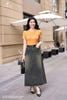 Áo cotton cam nhạt cộc tay SM892