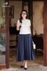 Áo cotton trắng mí ngực SM878