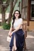 Áo cotton trắng mí ngực SM878