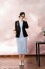 Vest đen cài 1 cúc AV208