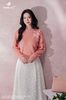 Áo len croptop hồng đào tay rơi AL36