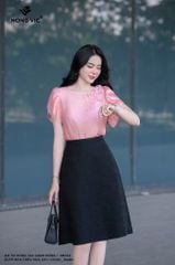 Zuýp đen thêu hoa chỉ CV303_ Basic