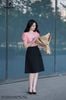 Zuýp đen thêu hoa chỉ CV303_ Basic