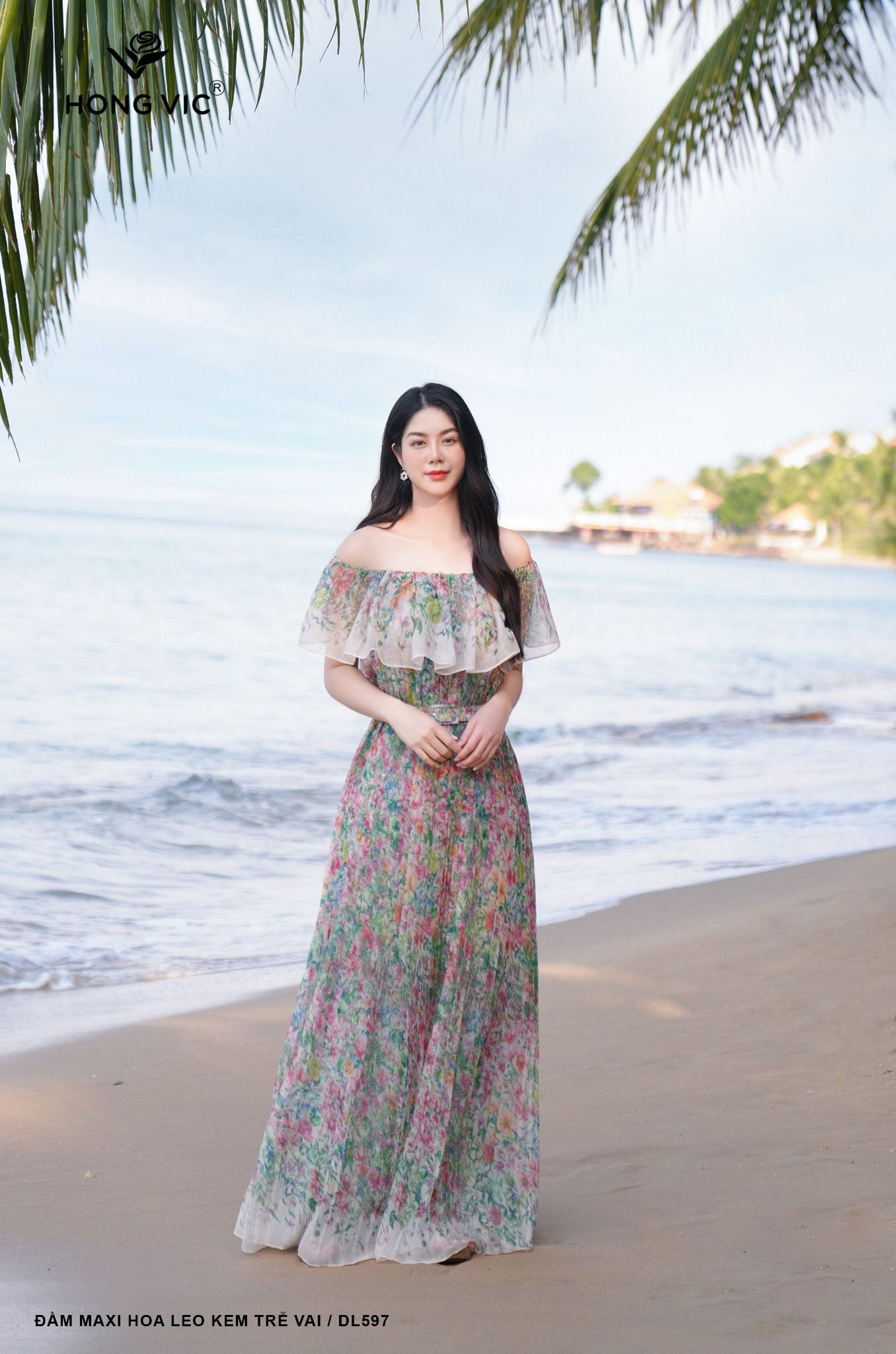 Đầm maxi trắng voan mềm trễ vai tay phồng đáng yêu <3 - kèm hình thật 100%  | Shopee Việt Nam