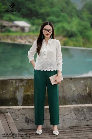 Quần baggy rêu xanh QD42