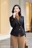 Vest đen vạt lệch AV190