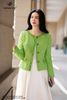 Vest dạ cốm rua cổ AV188
