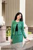 Zuýp dạ ôm kẻ xanh lục bảo CV359
