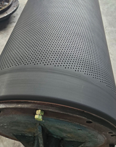  Coating Blind Drilled Press Suction Roll - ( Lô cao su ép hút chân không ) 