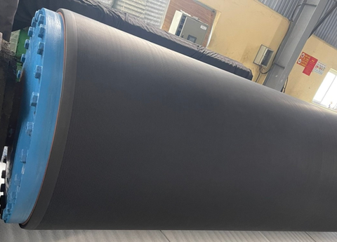  Coating Press Bottom Grooved Roll  Lô cao su ép lạnh bọc và xẻ rãnh 