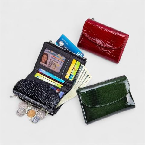 Croco Patent Handy Bifold #PH8821