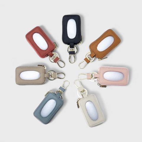 Grained Cowhide Car Key Purse #PH3473