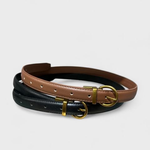 Golden Rounded Double Lady Belt 2.0cm #PHA19134