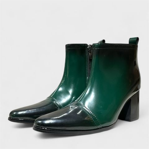Yanny Heels 7.5cm Boots #H01 (Green)