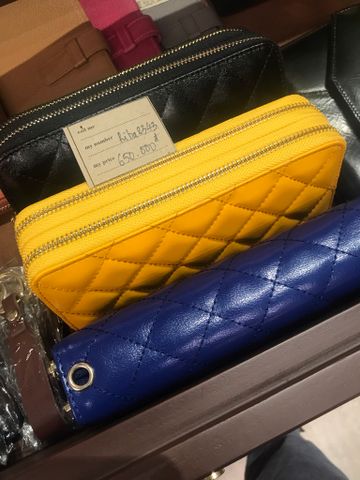 Ví dài trám 2zippers Riba8343