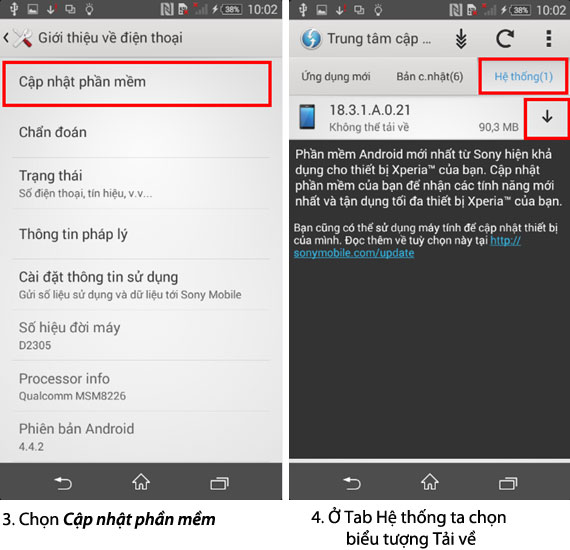 Hướng dẫn cập nhật android 6.0 cho Sky