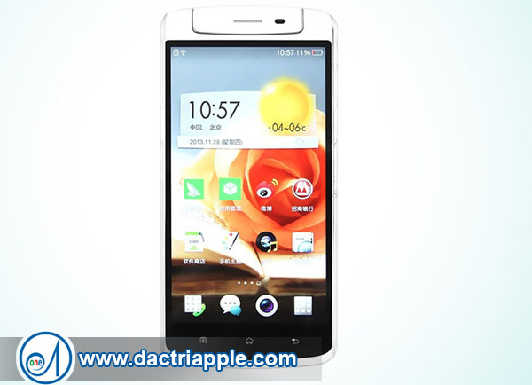 1 thay pin Oppo N1 mini