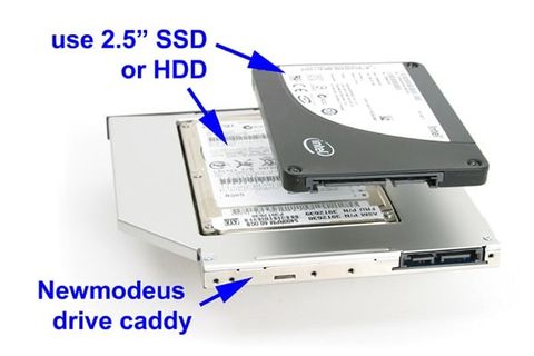 Caddy Bay HDD SSD