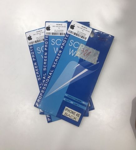 Dán Mặt Kính iPhone 4s