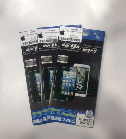 Dán Mặt Kính iPhone 3
