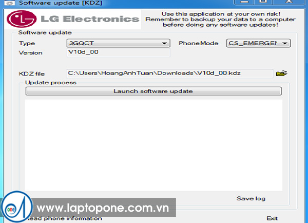 Hướng dẫn cài đặt ROM cho điện thoại LG