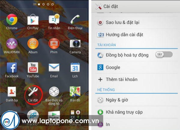 Hướng dẫn cập nhật android 6.0 cho Sky