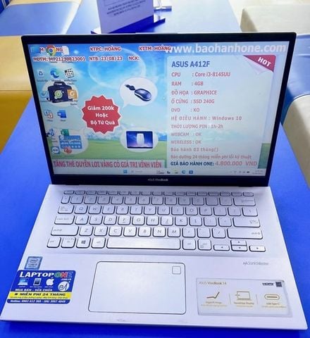 Laptop Asus VivoBook 14 A412F Cũ giá rẻ đẹp 98%