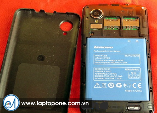 Thay pin điện thoại lenovo chính hãng