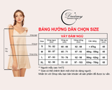  Dreamy- VS14- Váy ngủ lụa cao cấp dáng suông, váy ngủ lụa dáng suông phối tay cánh tiên có 3 màu đen, nude đồng và trắng 