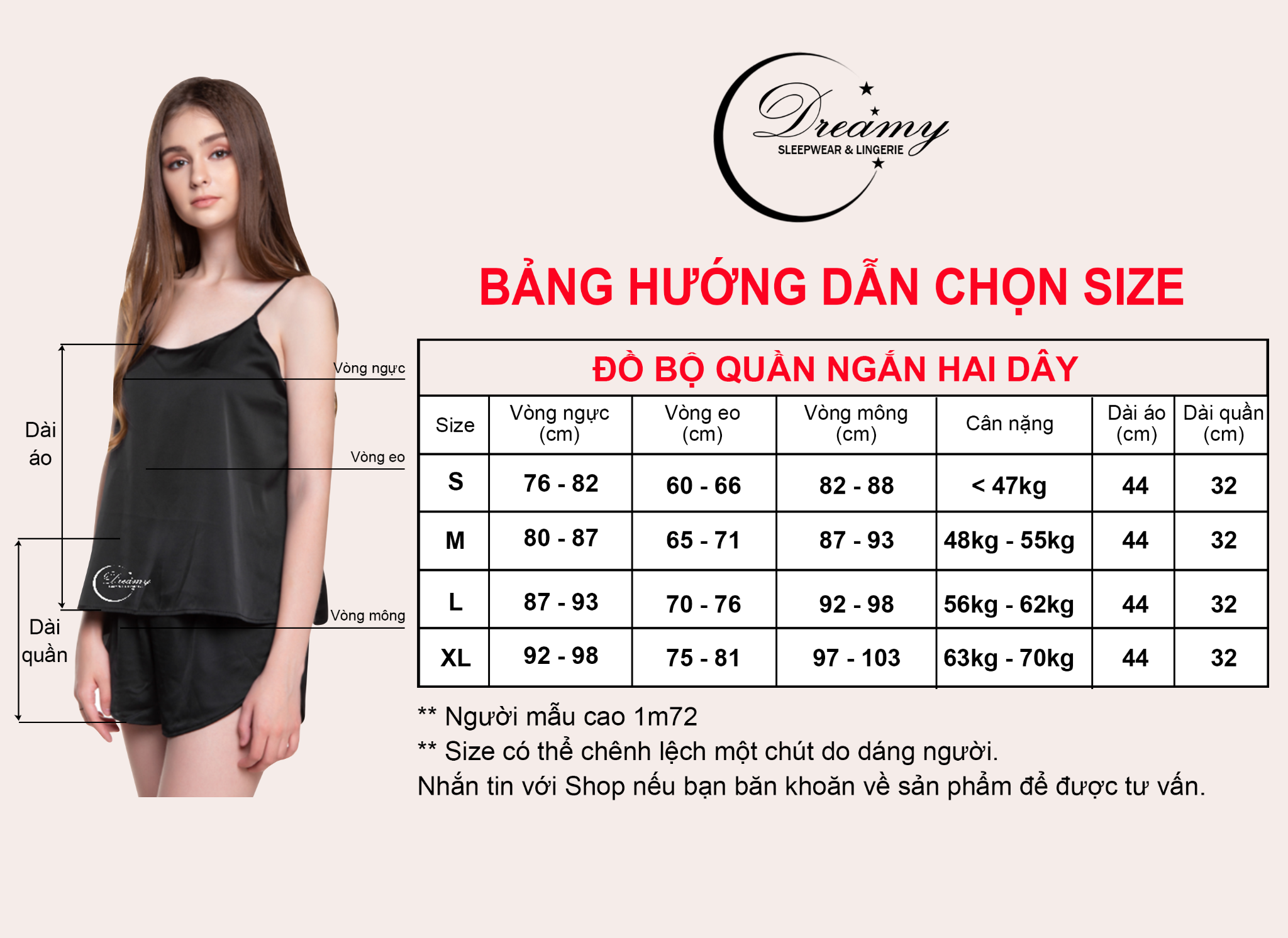  Dreamy DN03 Đồ bộ ngủ lụa cao cấp dáng suông hai dây trơn đơn giản, quyến rũ phù hợp cho mọi lứa tuổi, đồ bộ mặc nhà mát mẻ, đồ bộ ngủ sexy, đồ bộ ngủ hay dây có bốn màu hồng pastel, trắng, đen và đỏ 