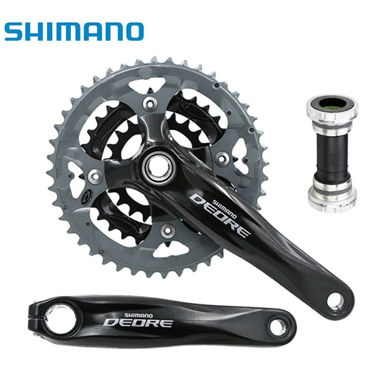  Giò đĩa SHIMANO Deore FC-M590/3x9s/170mm/Đen | SHIMANO Deore FC-M590 Crankset/3x9s/170mm/Black 