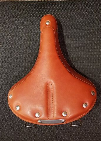 Yên xe đạp da lò xo Springs Leather Bike Saddle