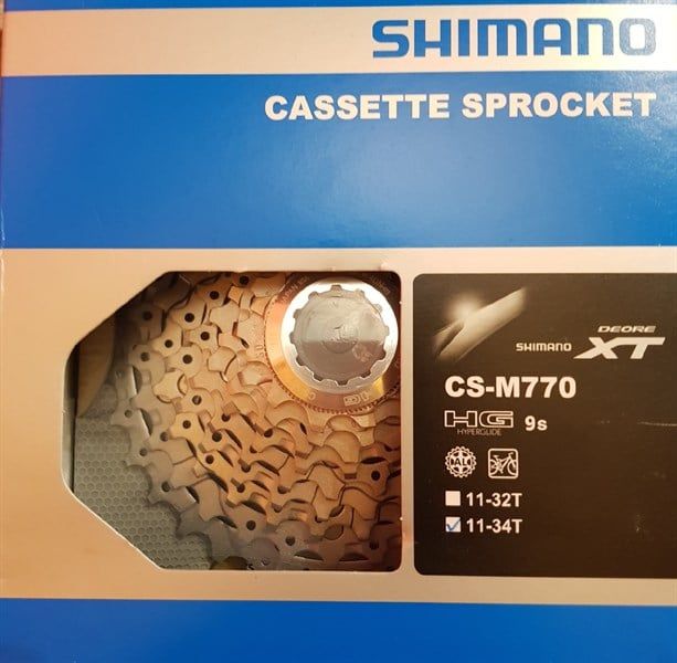  Líp Shimano XT 9s/ CS-M770/ 11-34T 