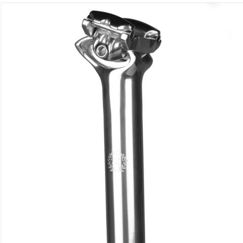 Velo Orange Grand Cru 0 Setback Seatpost, 27.2-silver