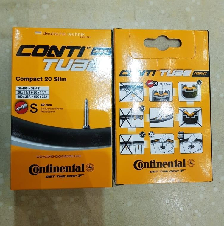  Săm xe đạp Continental Compact 20 Slim Tube 