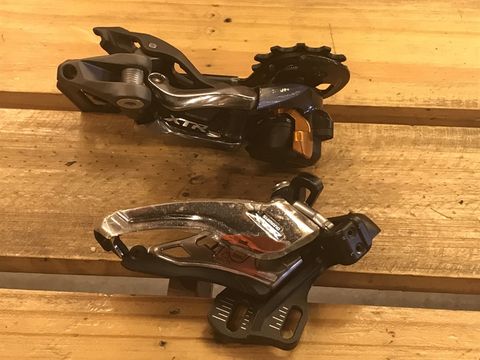 Gạt Shimano XTR trước + sau