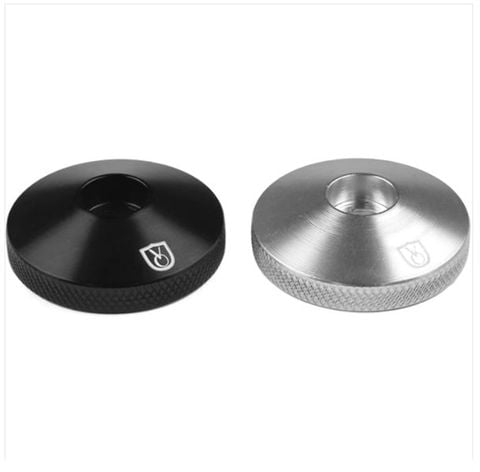 Velo Orange Knurled Stem Cap-silver