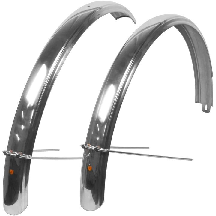  Velo Orange Fluted Fenders, 700c 63mm - Black 