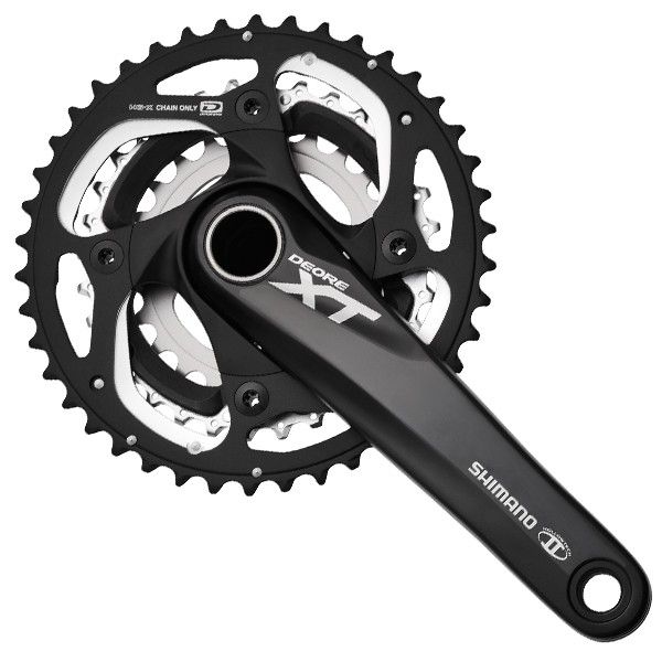  Đùi đĩa SHIMANO Deore XT FC-T780/42-32-24/Đen | SHIMANO Deore XT FC-T780 Crankset/42-32-24/Black 