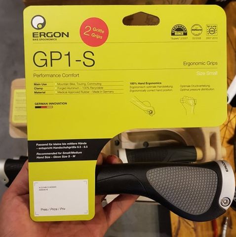 Tay nắm Ergon GP1-S/Black